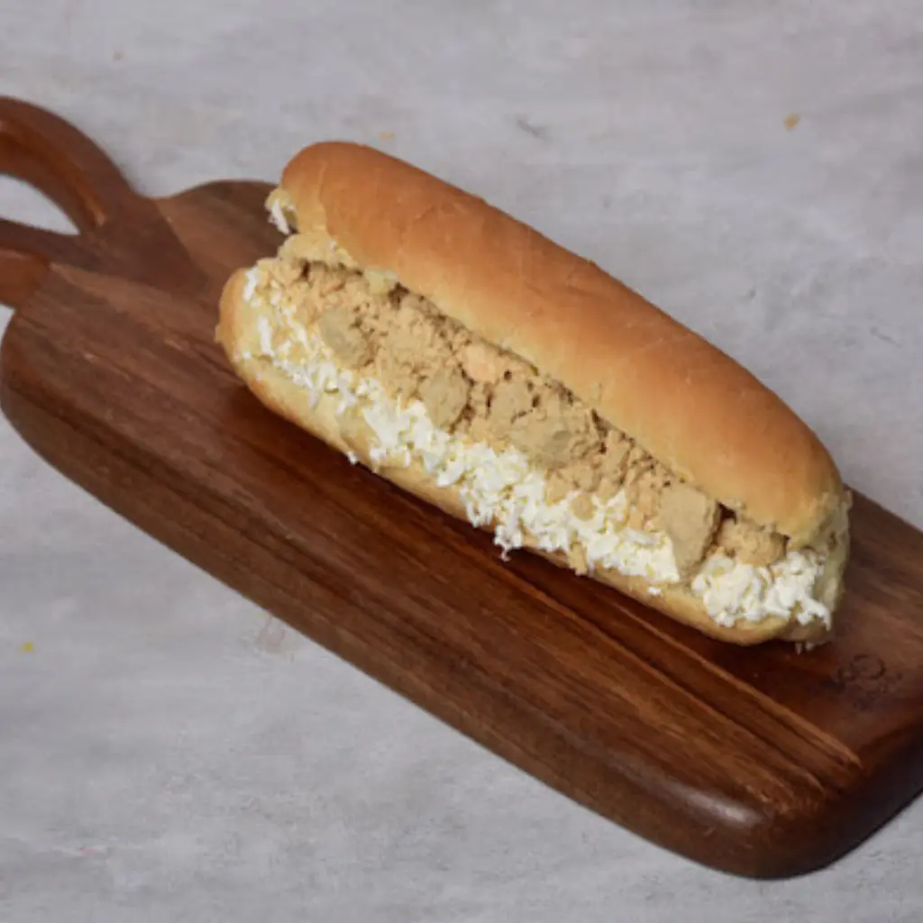 White Cheese With Halva Sandwich